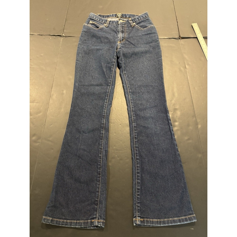 XOXO Jeans Women's Dark Wash Bootcut Denim Jeans Size 3/4